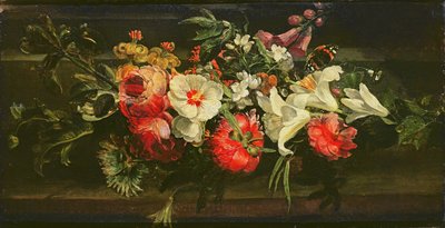 Stillleben mit Rosen, Lilien und anderen Blumen von Rachel Ruysch